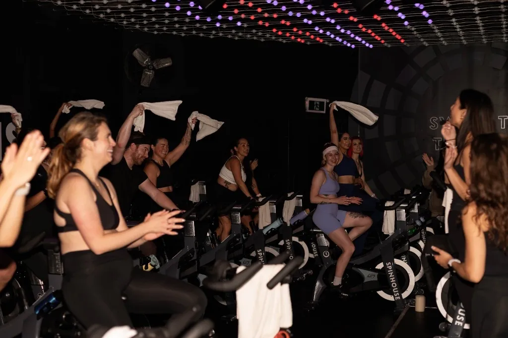 A high-energy group ride at SpinHouse